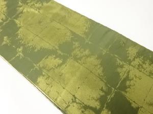 アンティーク　石畳模様織出しリバーシブル全通袋帯（材料）